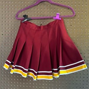 Red And Yellow Cheerleading Skirt